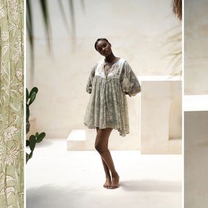 Daughters Of India Pistachio Dress Size Medium